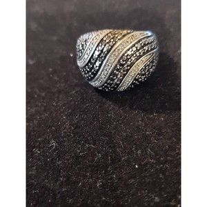 Wave Ring Stamped JWBR Sterling Silver Ring